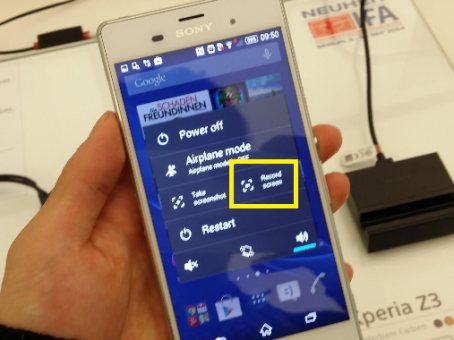 Xperia Z3シリーズ搭載の新ソフトウェア機能が明らかに!?画面の動画キャプチャが撮れる?!