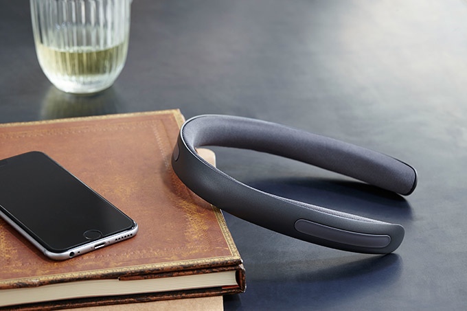 kickstarter batband bone conduction bluetooth headphone