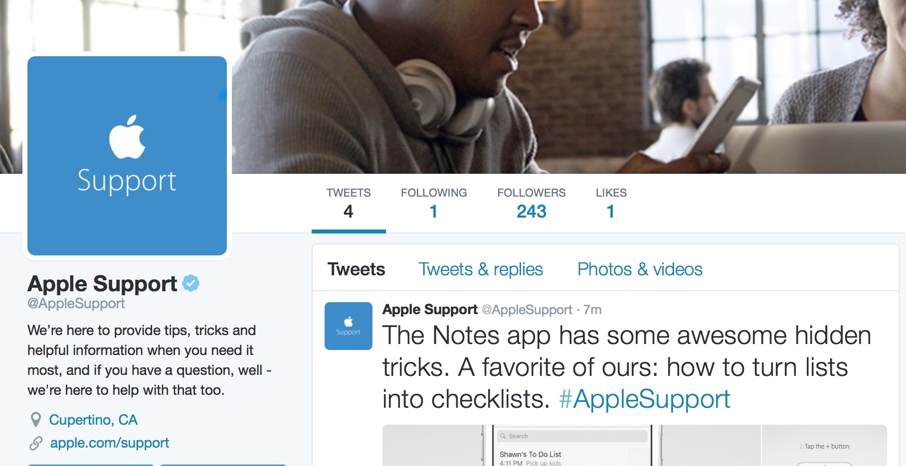 apple launches official company twitter account for tips tricks and customer support queries