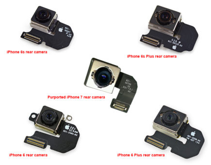 iPhone 7のカメラモジュールは両モデルとも光学手ぶれ補正搭載か?!