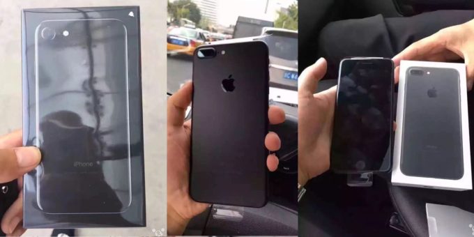 早くもiPhone 7の新色ジェットブラックの開封の儀が公開に?!マット調なブラックも気になります!