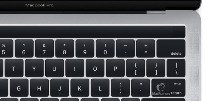 新MacBook Proの有機ELキーボード確定か?!macOS Sierra 10.12.1に意味深な画像が