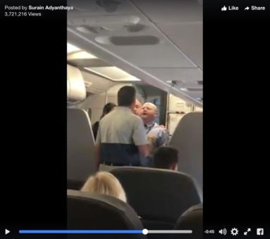 今度はアメリカン航空、乗客の持ち物に乱暴な扱いをした添乗員が別の乗客を挑発も!