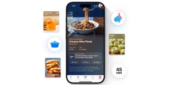 Appleの新しいiOS 18.4 – レシピ機能を使って料理が楽しく簡単に