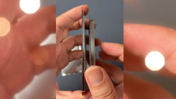 iPhone 17 Airのバッテリー厚さは2.49mm – iPhone 17 Proの半分の薄さに!