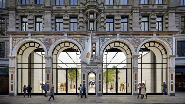 ロンドンの象徴的なApple Store、謎の改装工事を終えバレンタインデーに営業再開へ